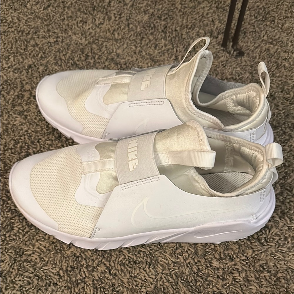 Nike White Slip-On Sneakers